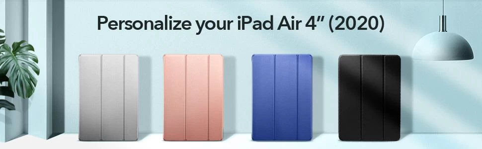 Apple iPad Air 6 (2024) maciņš melns ESR Rebound Pensil
