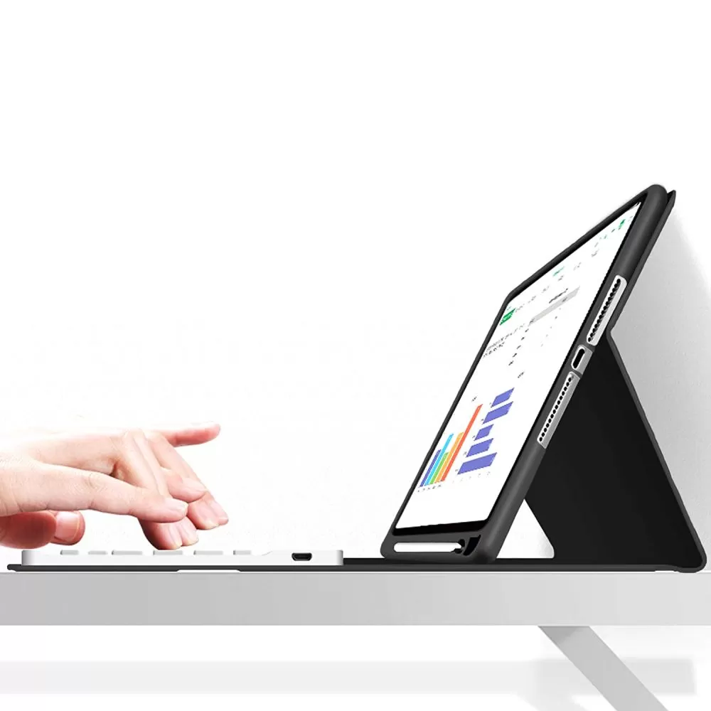 Apple iPad Air 6 (2024) maciņš melns TECH-PROTECT SC PEN + KEYBOARD