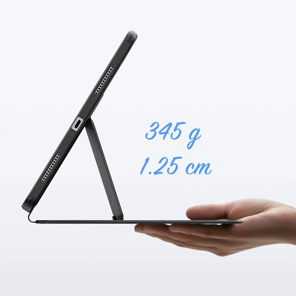 Apple iPad Air 6 (2024) maciņš melns ESR FLIP HYBRID