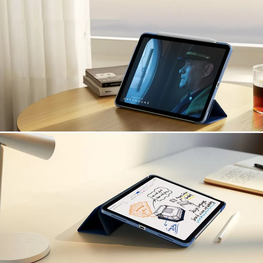 Apple iPad Air 6 (2024) maciņš zils ESR ASCEND TRIFOLD