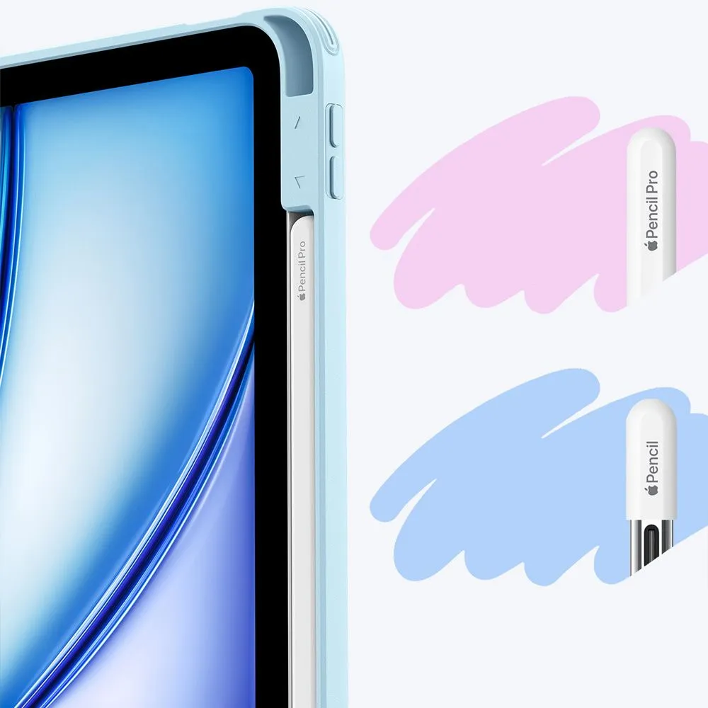 Apple iPad Air 6 (2024) maciņš zils ESR FLIP HYBRID