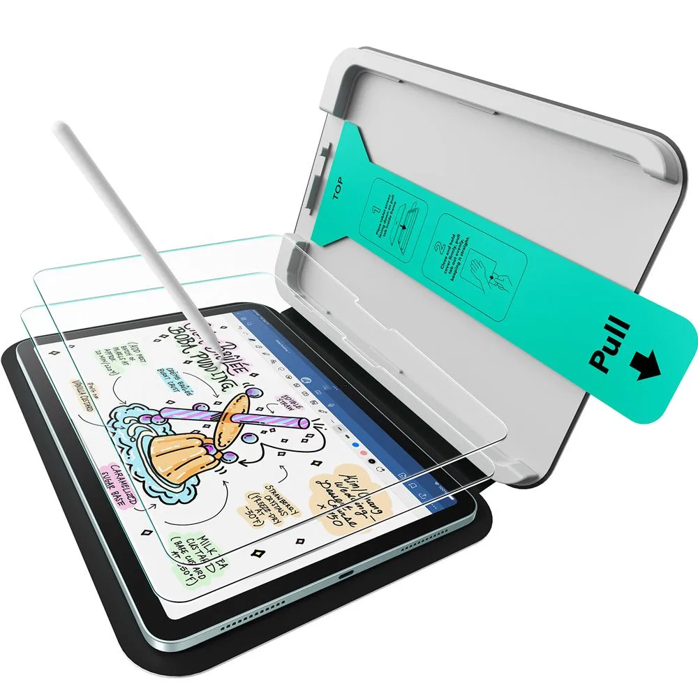 Apple iPad Air 6 (2024) Planšetes aizsargstikls  ESR PAPER FEEL 2-PACK
