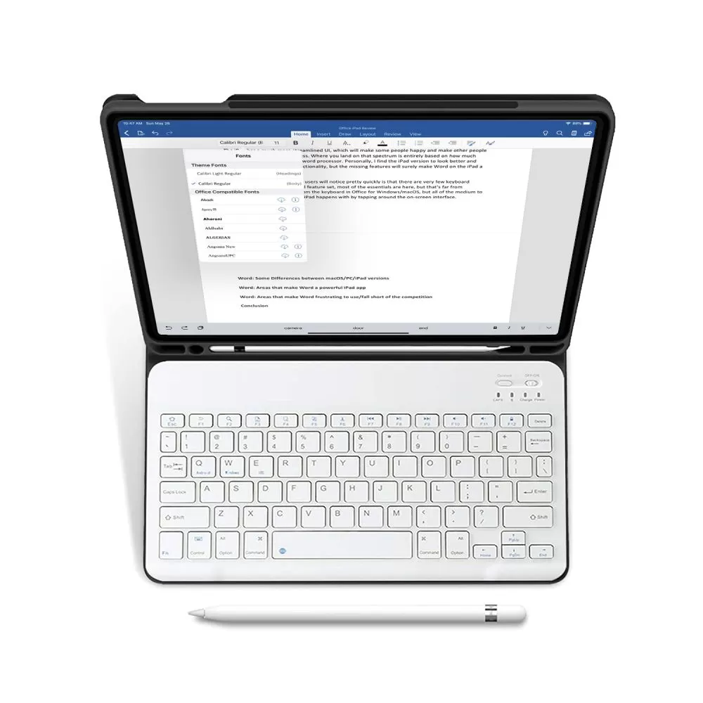 Apple iPad Air 6 (2024) maciņš melns TECH-PROTECT SC PEN + KEYBOARD