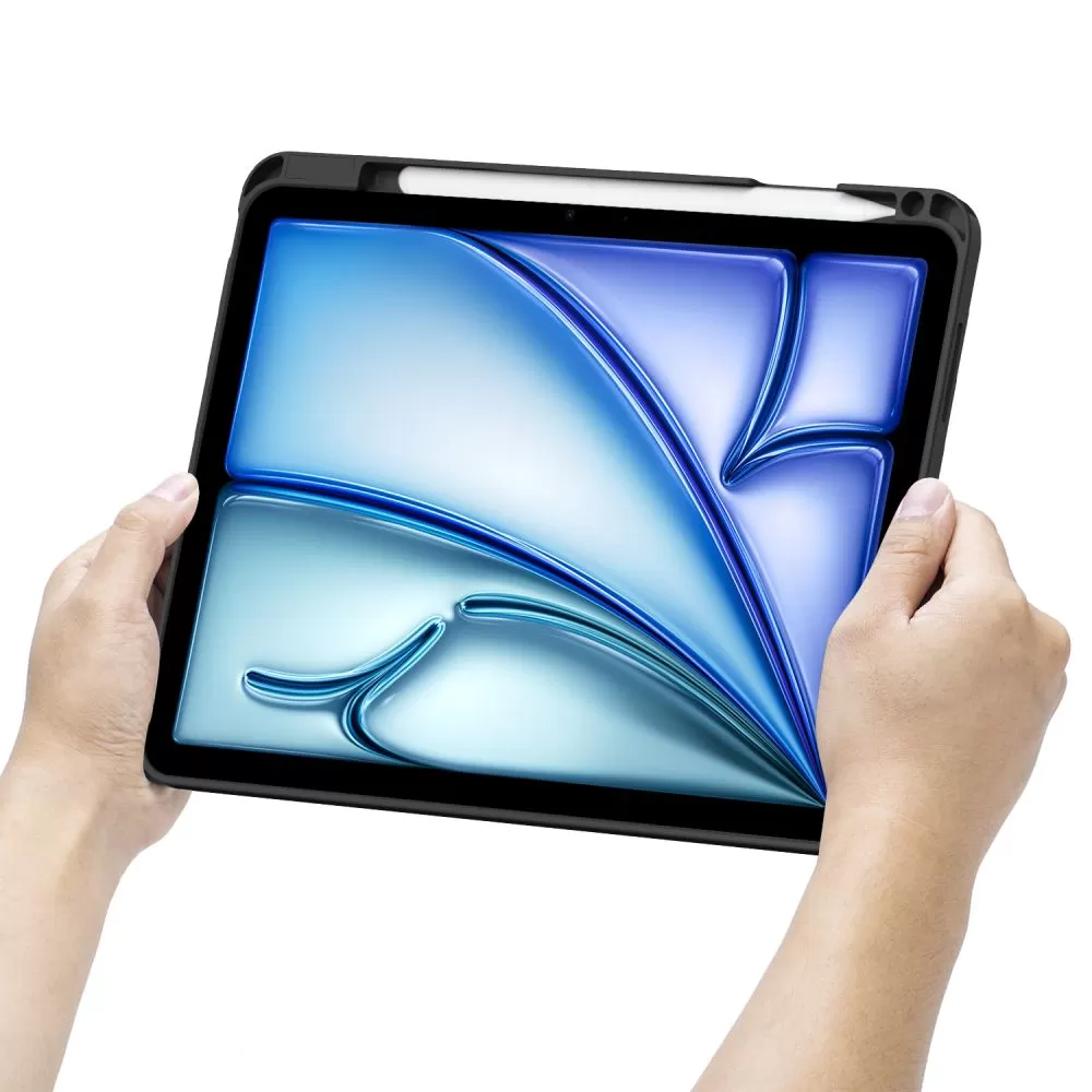 Apple iPad Air 6 (2024) maciņš melns TECH-PROTECT SCMAG PEN + KEYBOARD