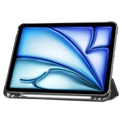 Apple iPad Air 6 (2024) maciņš melns TECH-PROTECT SC PEN ORIGAMI