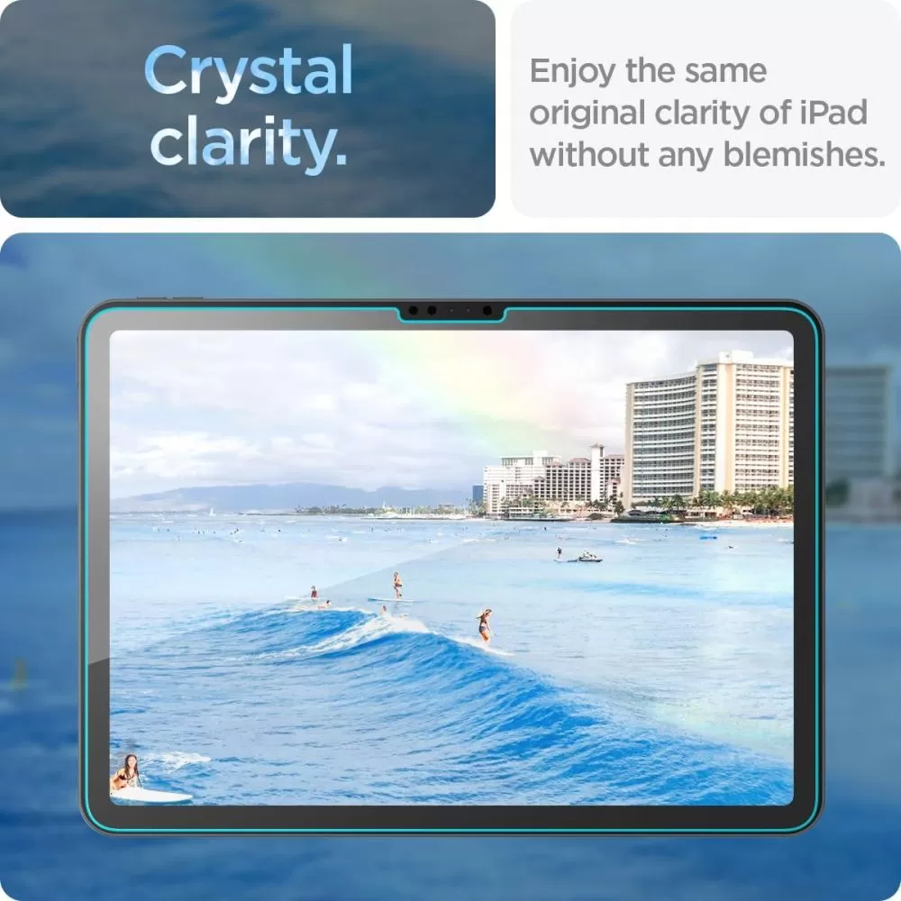 Apple iPad Air 13 (2024) tablet skärmskydd  SPIGEN GLAS.TR ”EZ FIT”