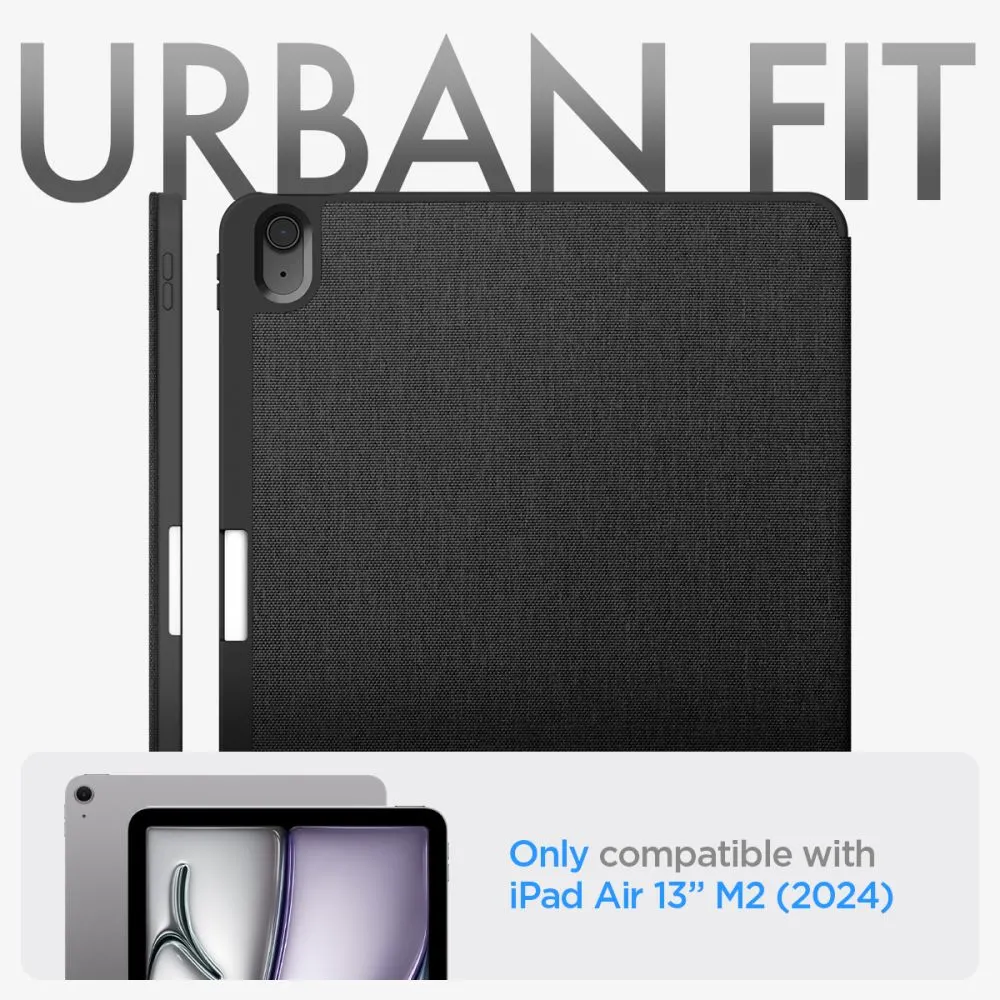 Apple iPad Air 13 (2024) tablet skal, fodral svart SPIGEN URBAN FIT
