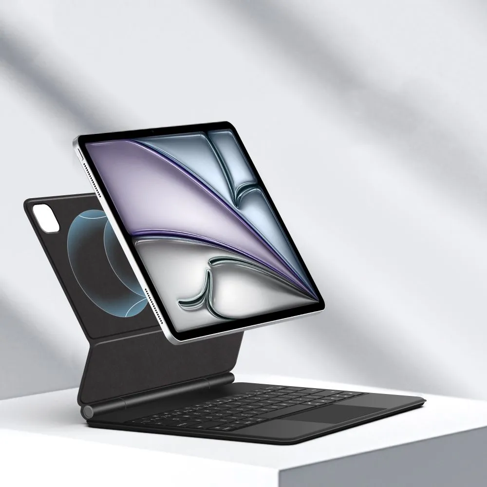 Apple iPad Air 13 (2024) tablet skal, fodral svart TECH-PROTECT SMARTCASE MAGNETIC + KEYBOARD
