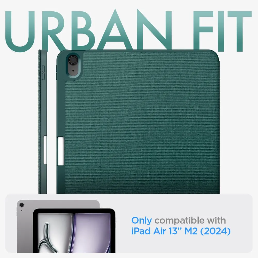 Apple iPad Air 13 (2024) tablet skal, fodral grön SPIGEN URBAN FIT