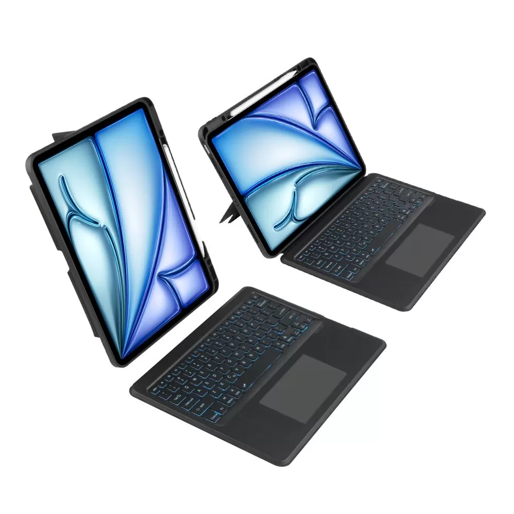 Apple iPad Air 13 (2024) tablet skal, fodral svart TECH-PROTECT SCMAG PEN + KEYBOARD