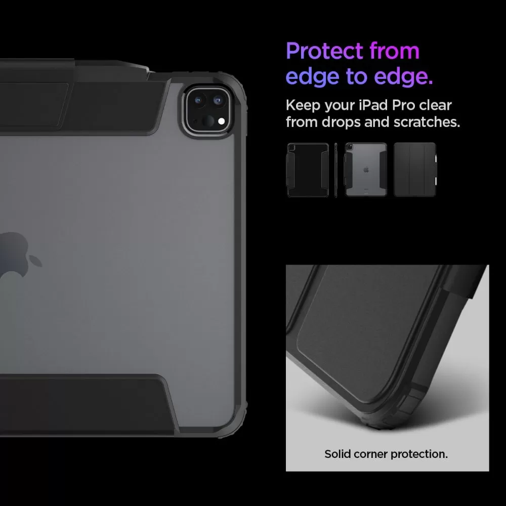 Apple iPad Pro 13 (2024) tablet case black SPIGEN ULTRA HYBRID ”PRO”