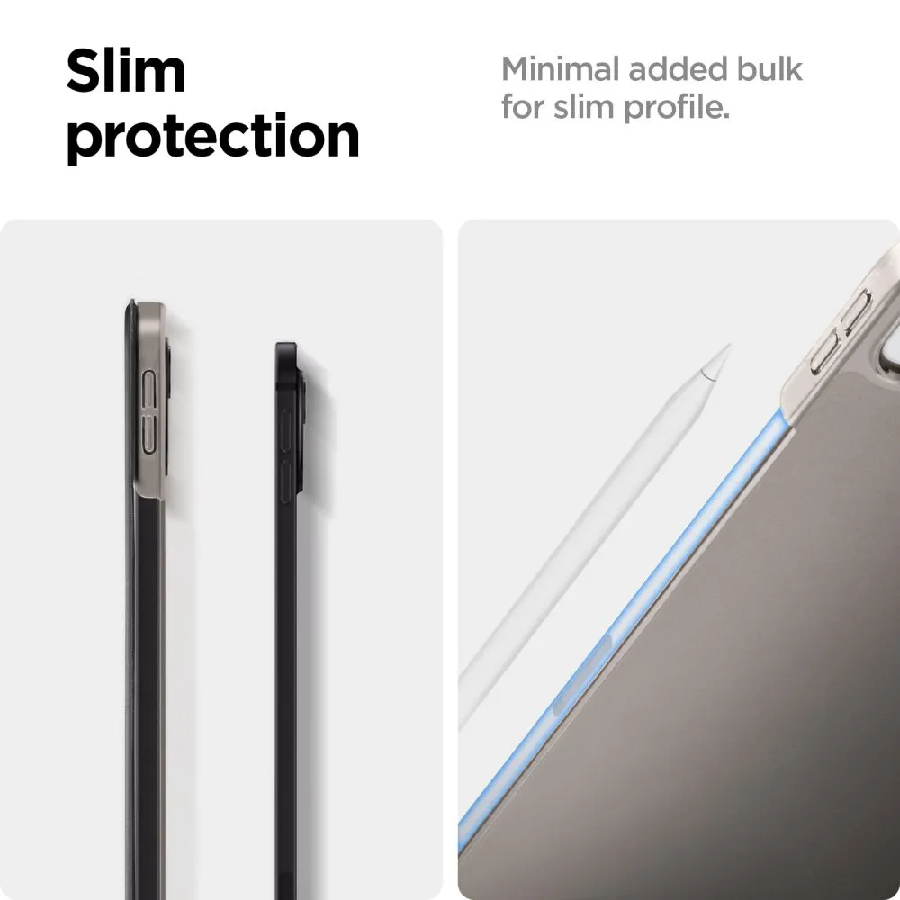 Apple iPad Pro 13 (2024) tablet skal, fodral svart SPIGEN SMART FOLD