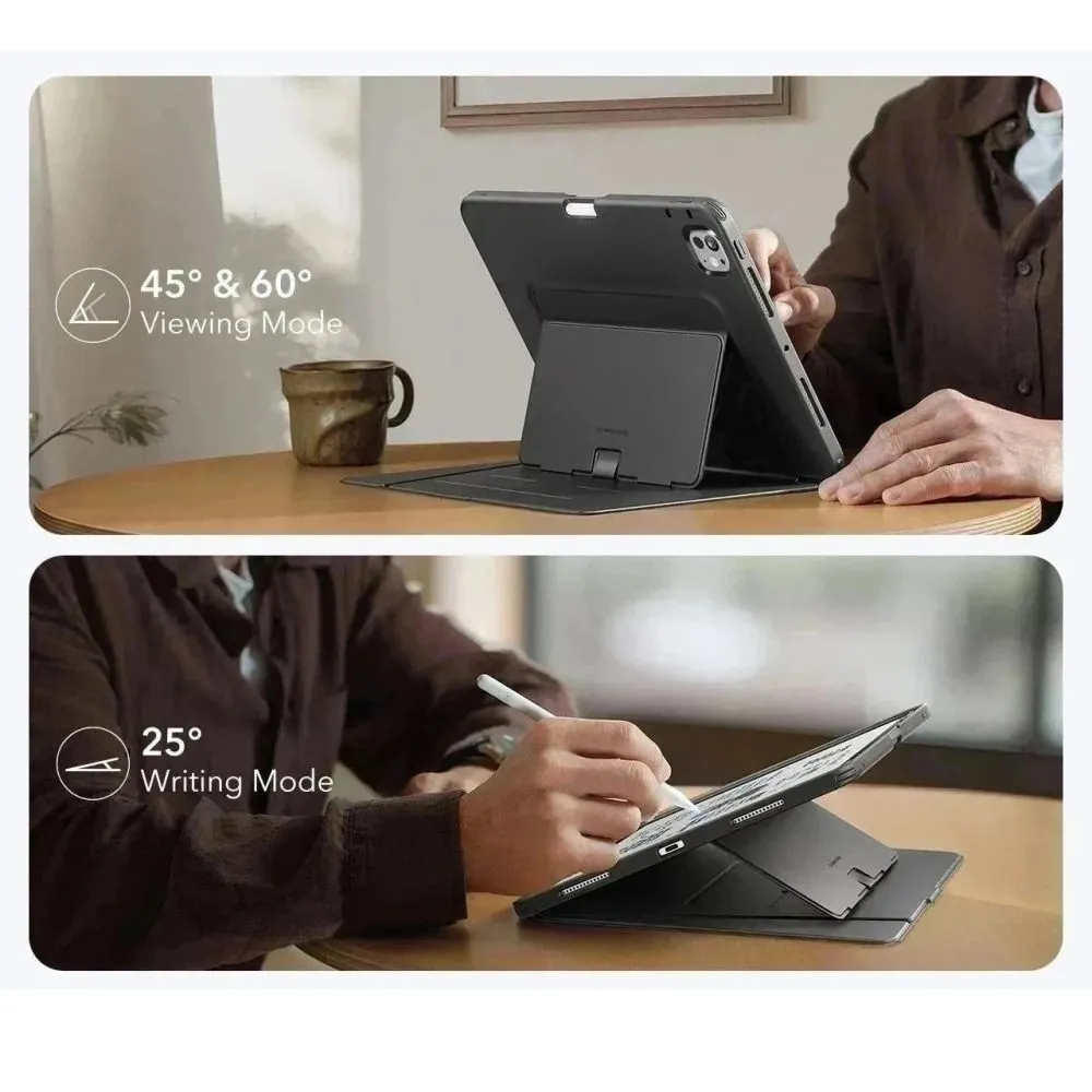 Apple iPad Pro 13 (2024) Planšetes maciņš melns ESR FLIP HYBRID
