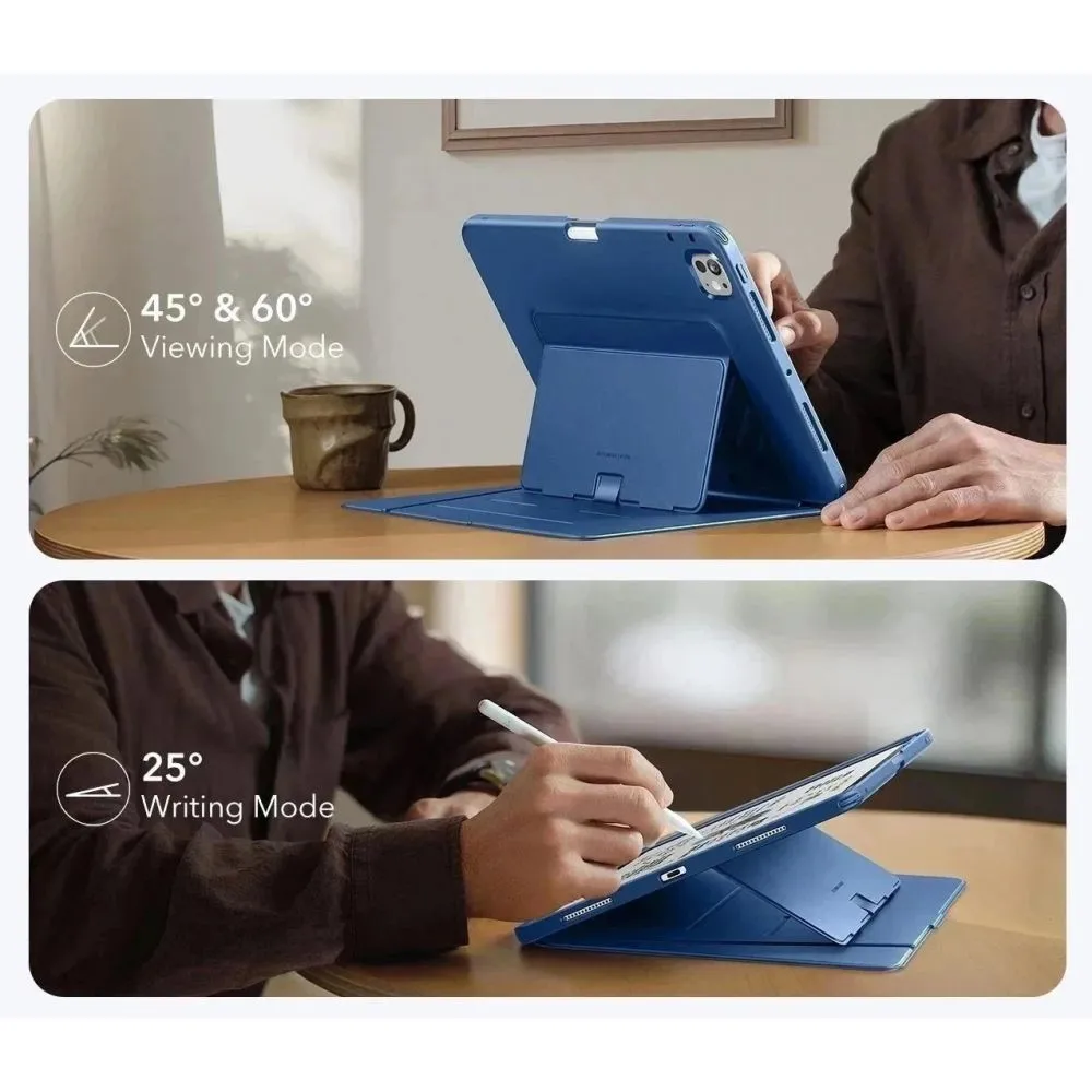 Apple iPad Pro 13 (2024) Planšetes maciņš zils ESR FLIP HYBRID