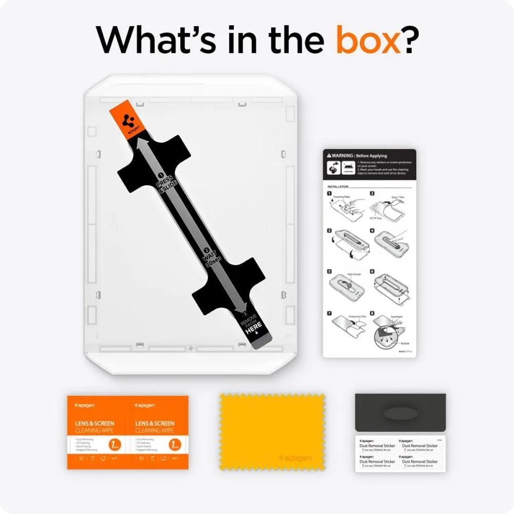 Apple iPad Pro 13 (2024) aizsargstikls  SPIGEN GLAS.TR ”EZ FIT”