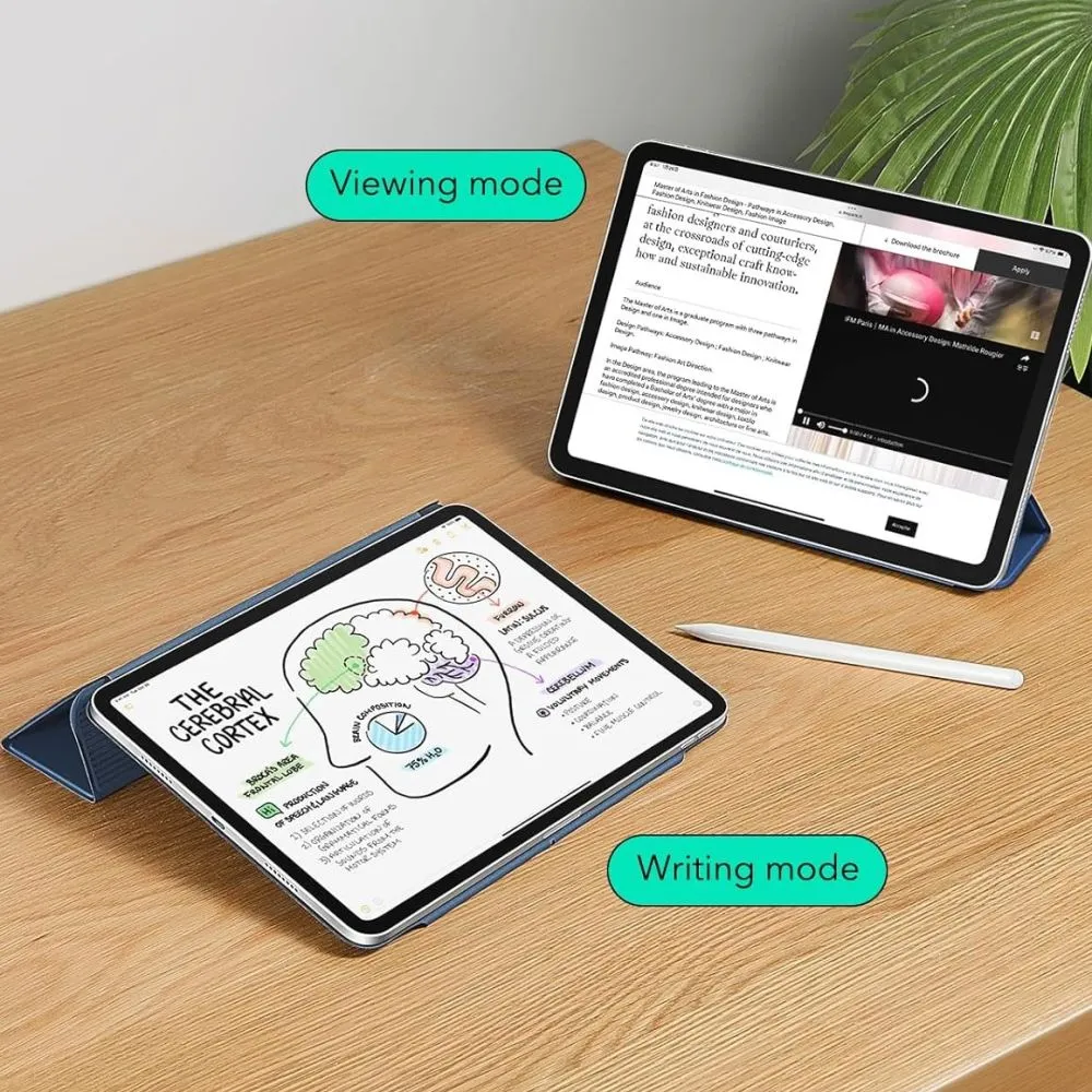 Apple iPad Pro 13 (2024) maciņš zils ESR REBOUND MAGNETIC