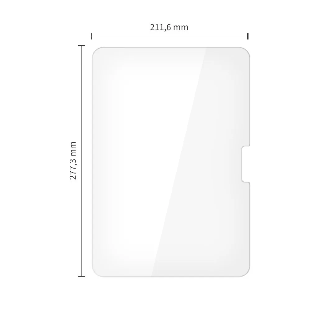 Apple iPad Pro 13 (2024) aizsargstikls  TECH-PROTECT GLASS FIT+ 2-PACK