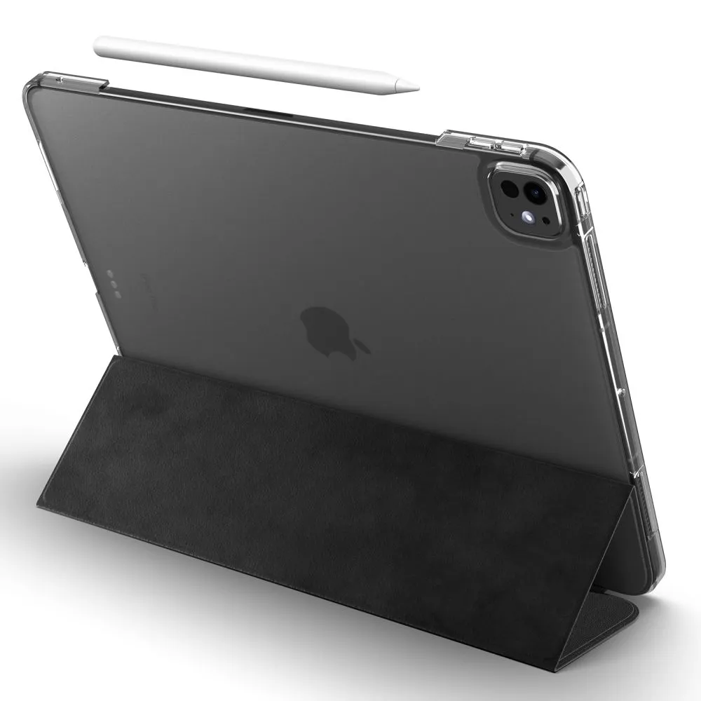Apple iPad Pro 13 (2024) maciņš melns SPIGEN LIQUID AIR FOLIO