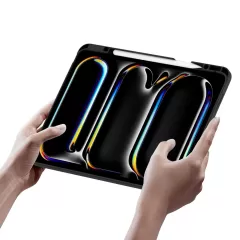 Apple iPad Pro 13 (2024) чехол для планшетa черный TECH-PROTECT SCMAG PEN + KEYBOARD