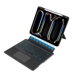 Apple iPad Pro 13 (2024) чехол для планшетa черный TECH-PROTECT SCMAG PEN + KEYBOARD