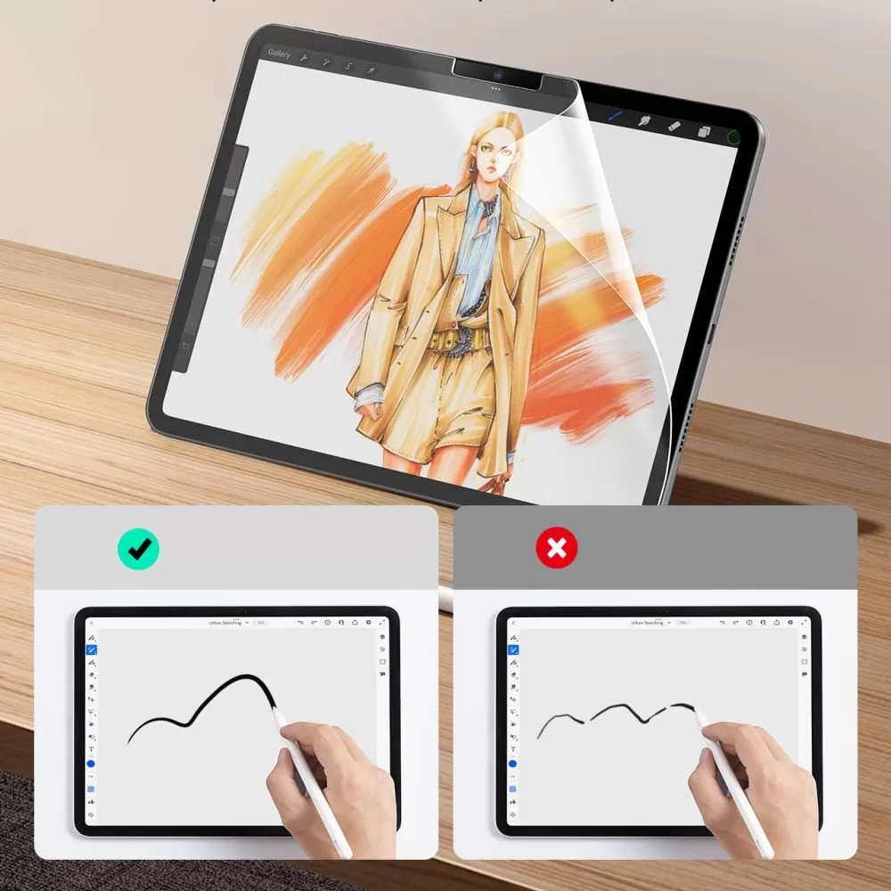 Apple iPad Pro 11 (2024) tablet panssarilasi  ESR PAPER FEEL 2-PACK