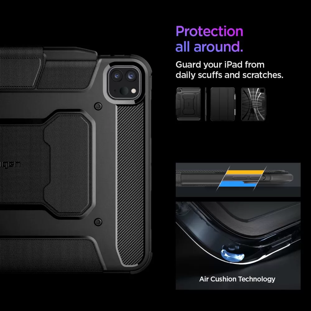 Apple iPad Pro 11 (2024) tablet skal, fodral  SPIGEN RUGGED ARMOR ”PRO”