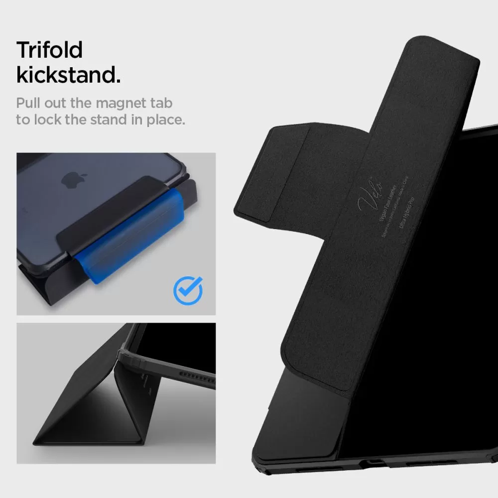 Apple iPad Pro 11 (2024) tablet skal, fodral svart SPIGEN ULTRA HYBRID ”PRO”