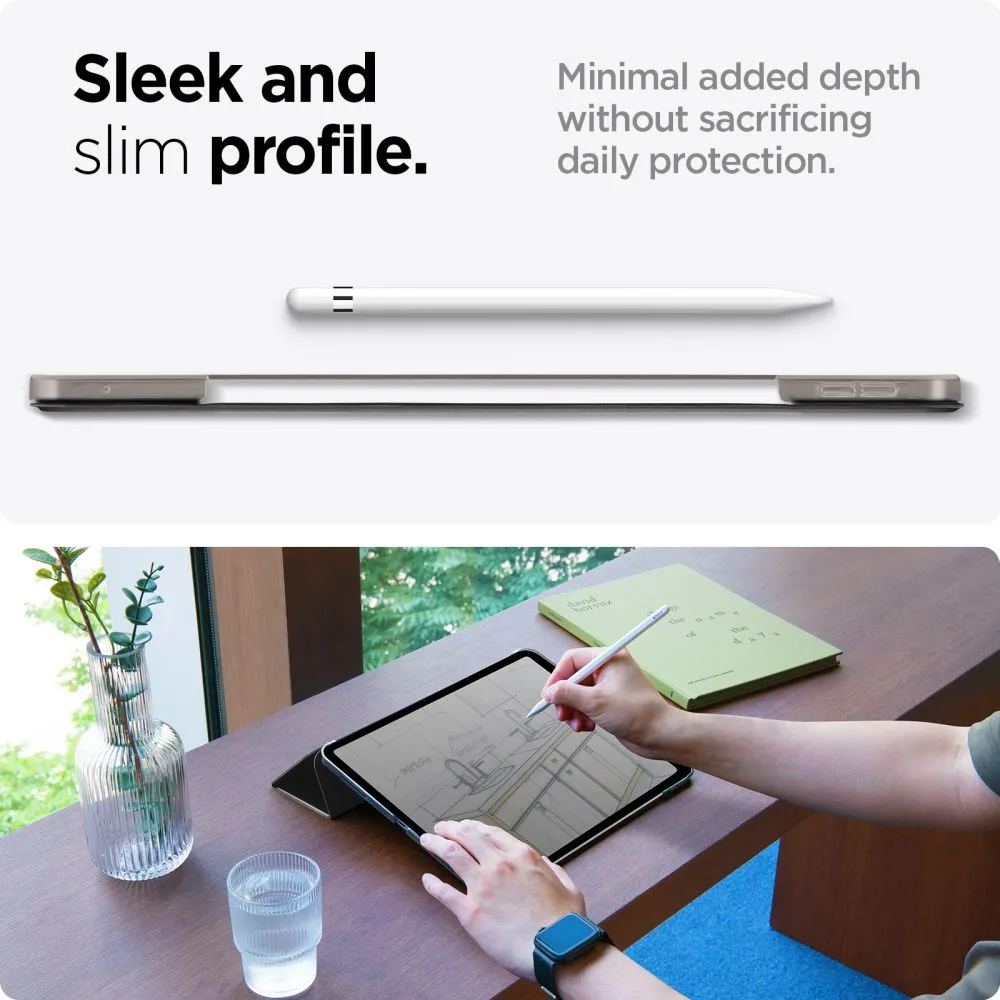 Apple iPad Pro 11 (2024) tablet skal, fodral svart SPIGEN SMART FOLD