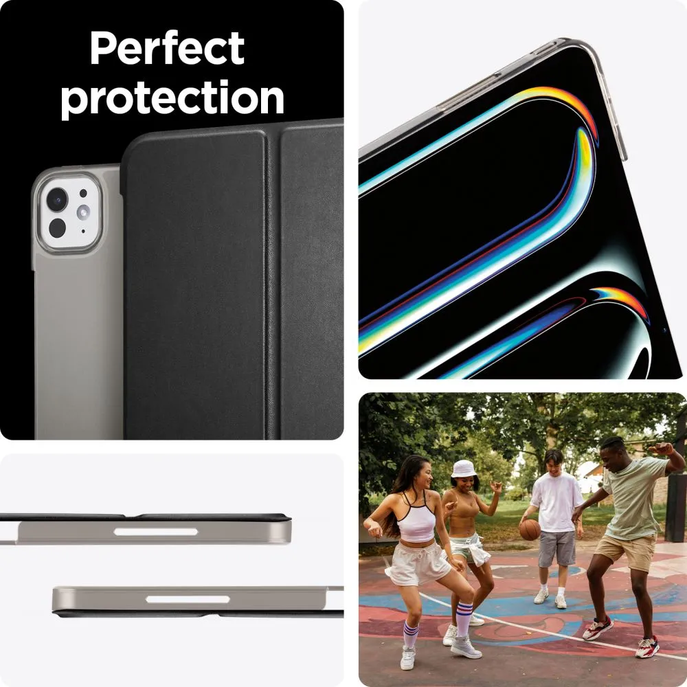 Apple iPad Pro 11 (2024) tablet skal, fodral svart SPIGEN SMART FOLD