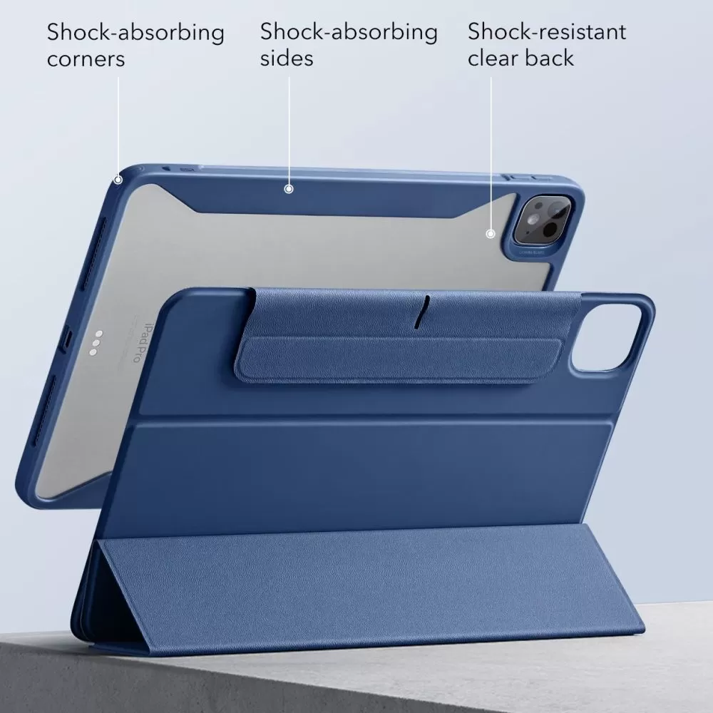 Apple iPad Pro 11 (2024) maciņš zils ESR REBOUND HYBRID
