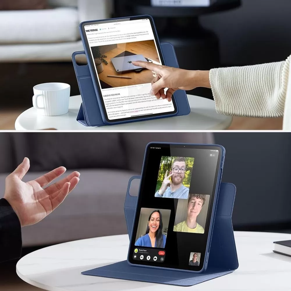 Apple iPad Pro 11 (2024) maciņš zils ESR REBOUND HYBRID