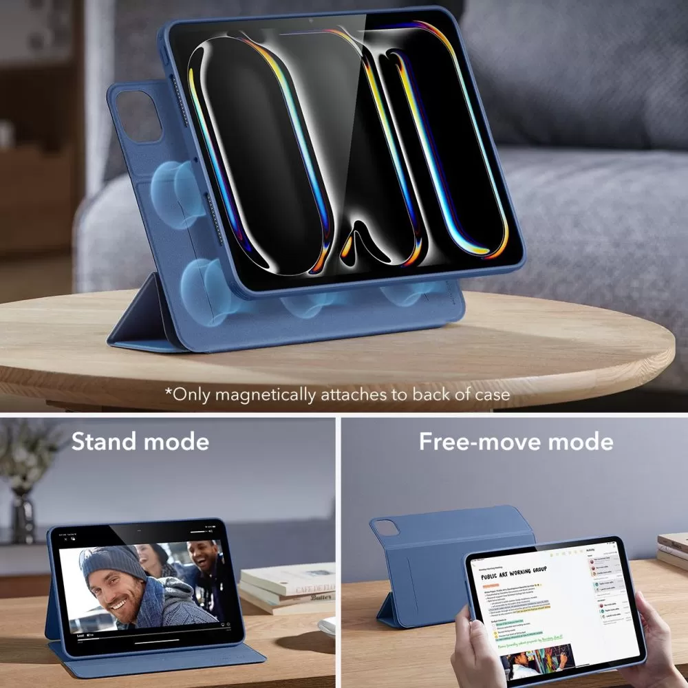 Apple iPad Pro 11 (2024) maciņš zils ESR REBOUND HYBRID