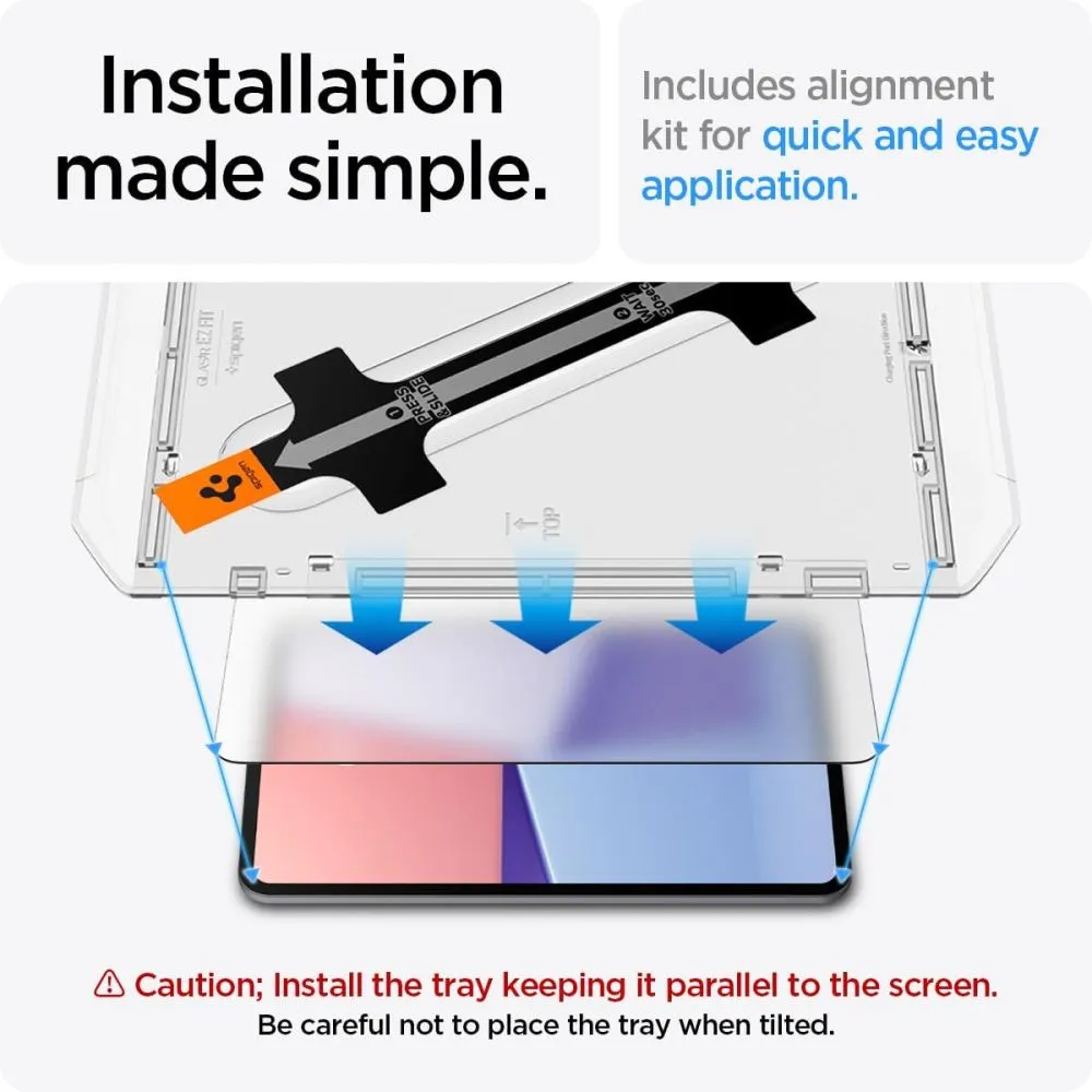 Apple iPad Pro 11 (2024) aizsargstikls SPIGEN GLAS.TR ”EZ FIT”