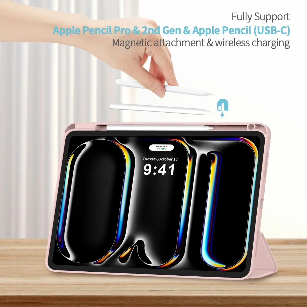 Apple iPad Pro 11 (2024) maciņš rozā TECH-PROTECT SC PEN