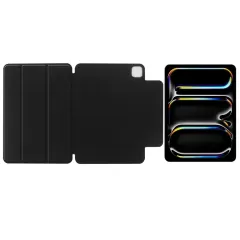 Apple iPad Pro 11 (2024) tablet skal, fodral svart TECH-PROTECT SMARTCASE MAGNETIC