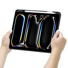 Apple iPad Pro 11 (2024) maciņš melns TECH-PROTECT SCMAG PEN + KEYBOARD