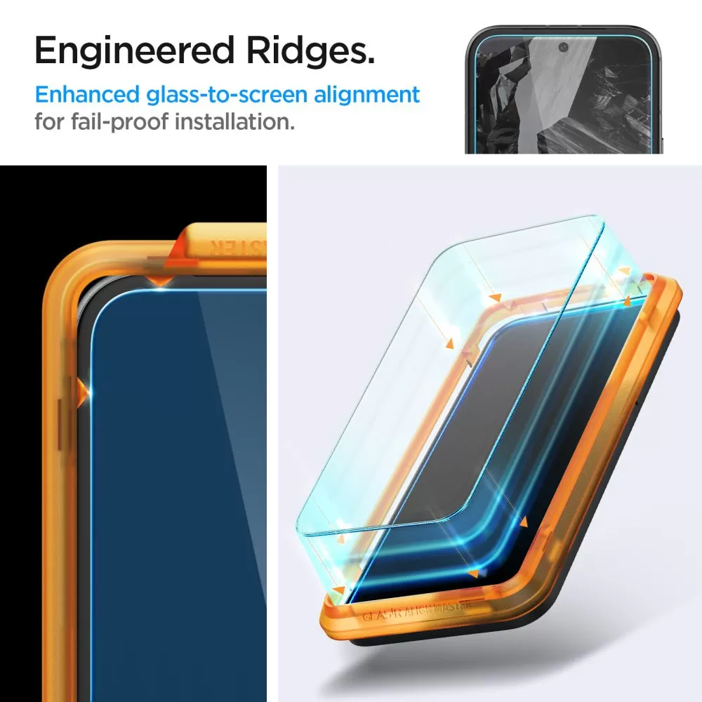 Google Pixel 8A kaitseklaas  SPIGEN ALM GLAS.TR 2-PACK