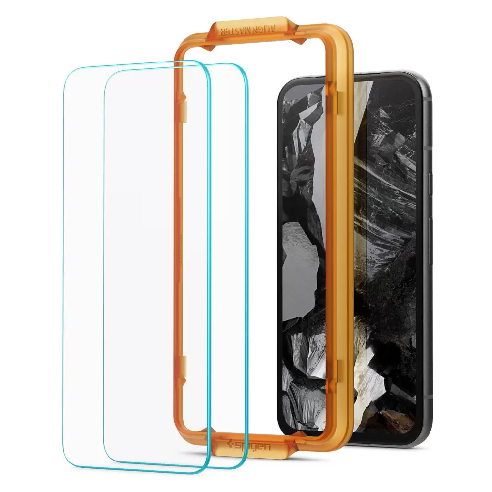 Google Pixel 8A kaitseklaas  SPIGEN ALM GLAS.TR 2-PACK