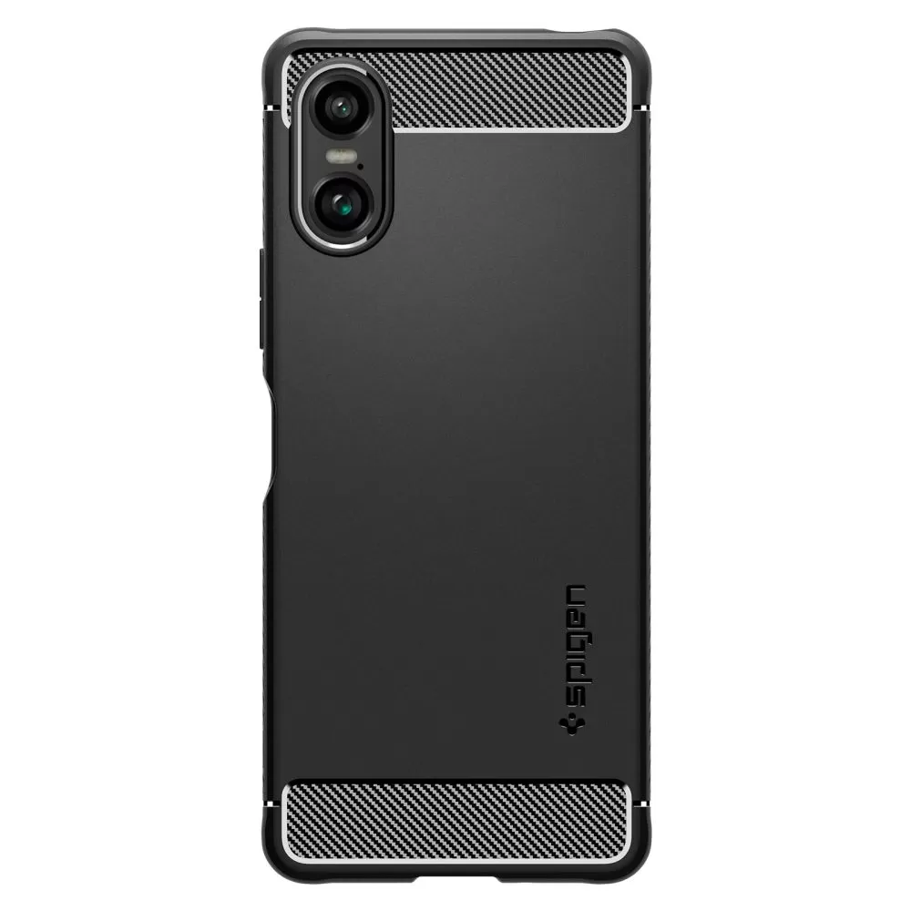 Sony Xperia 10 VI vāciņš melns SPIGEN RUGGED ARMOR