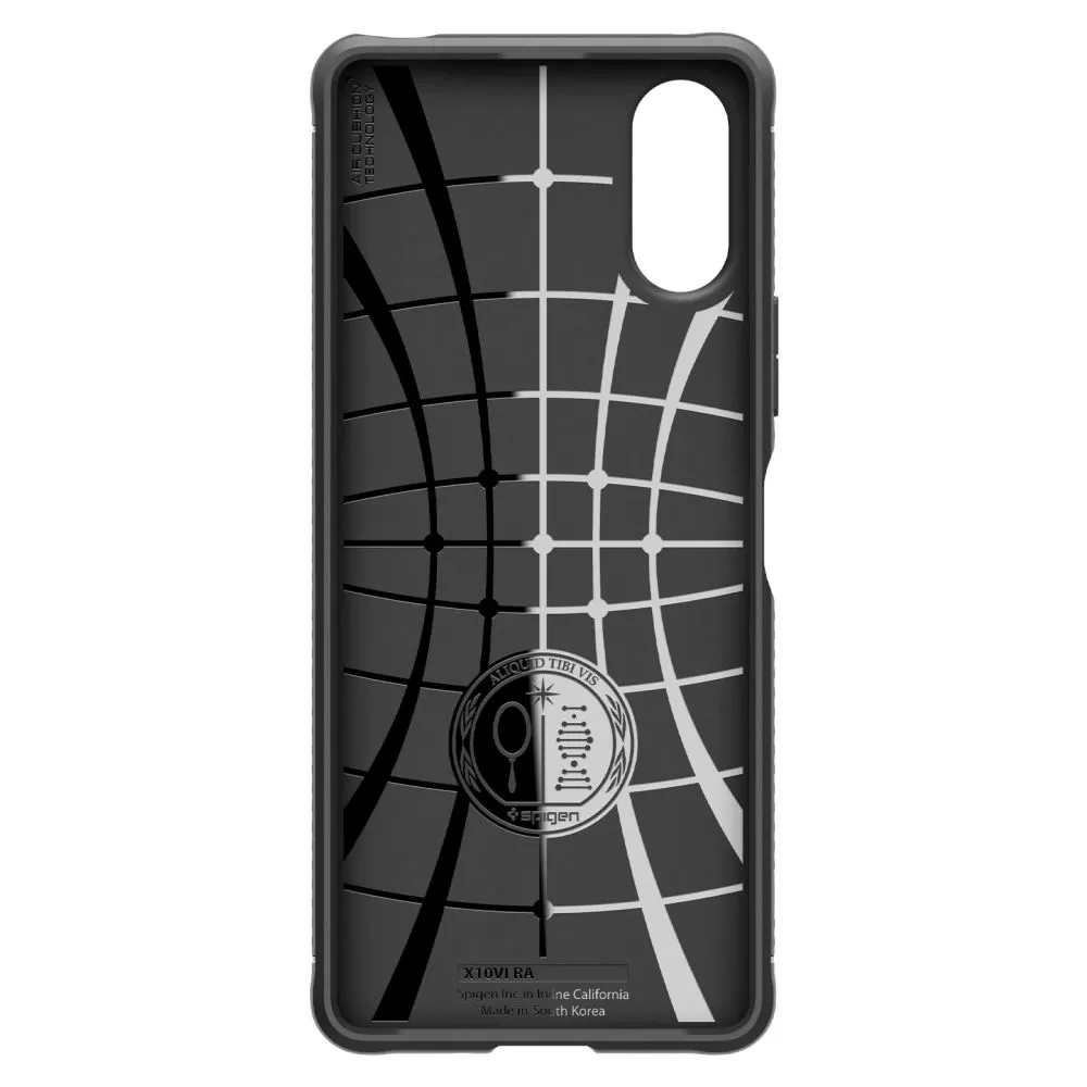 Sony Xperia 10 VI vāciņš melns SPIGEN RUGGED ARMOR