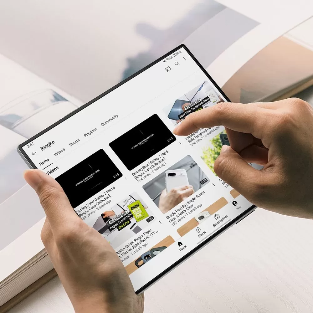 Samsung Galaxy Z Fold 6 kaitseklaas  RINGKE DUAL EASY 2-PACK