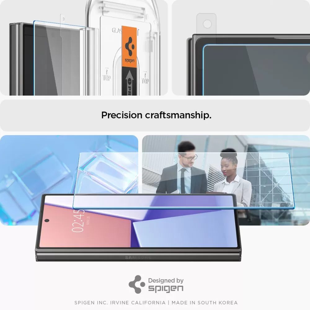 Samsung Galaxy Z Fold 6 skärmskydd  SPIGEN GLAS.TR ”EZ FIT” 2-PACK