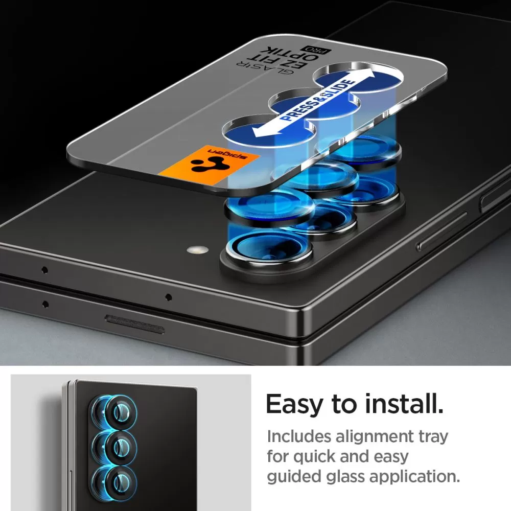 Samsung Galaxy Z Fold 6 kaitseklaas  SPIGEN OPTIK.TR ”EZ FIT” CAMERA PROTECTOR 2-PACK
