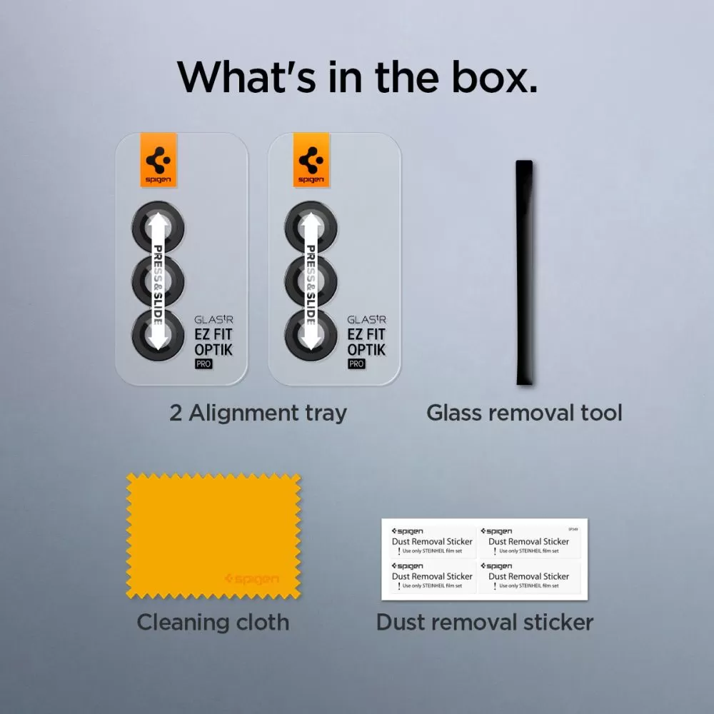 Samsung Galaxy Z Fold 6 kaitseklaas  SPIGEN OPTIK.TR ”EZ FIT” CAMERA PROTECTOR 2-PACK