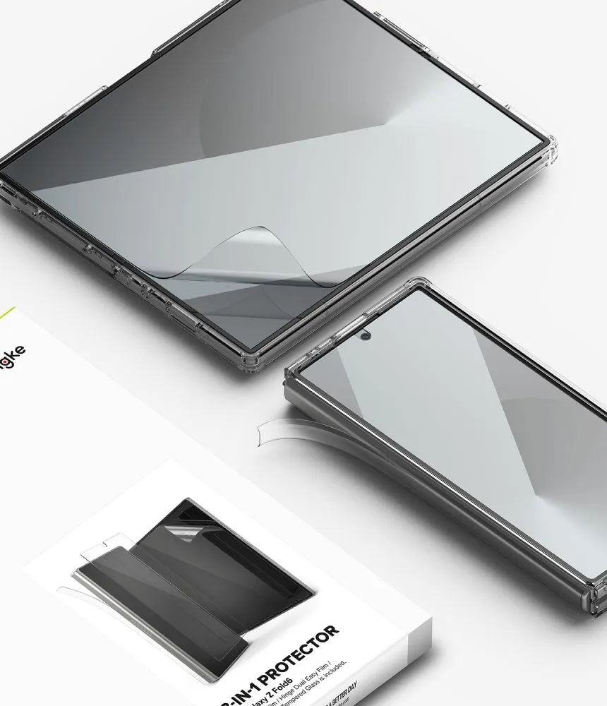 Samsung Galaxy Z Fold 6 skärmskydd  RINGKE 3-IN-1 PROTECTOR 2-SET