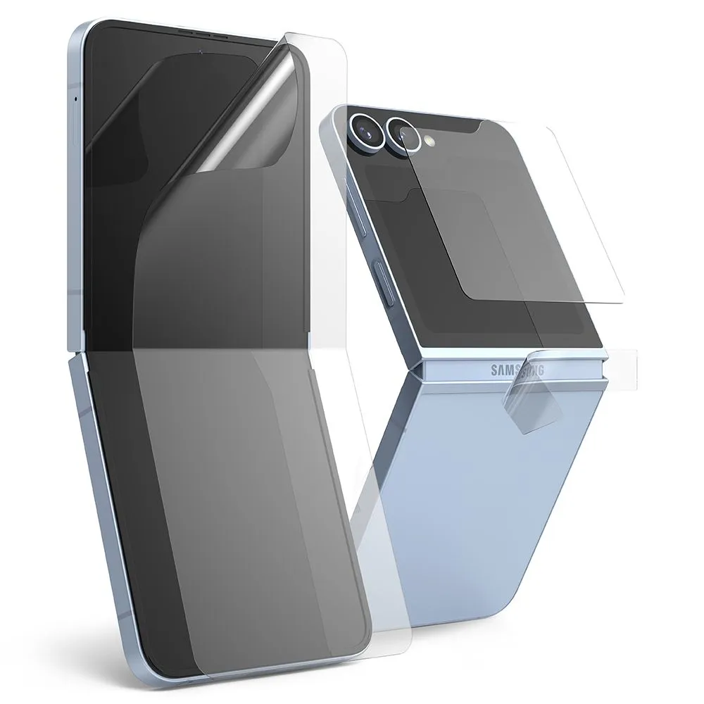 Samsung Galaxy Z Flip 6 panssarilasi  RINGKE 3-IN-1 PROTECTOR 2-SET