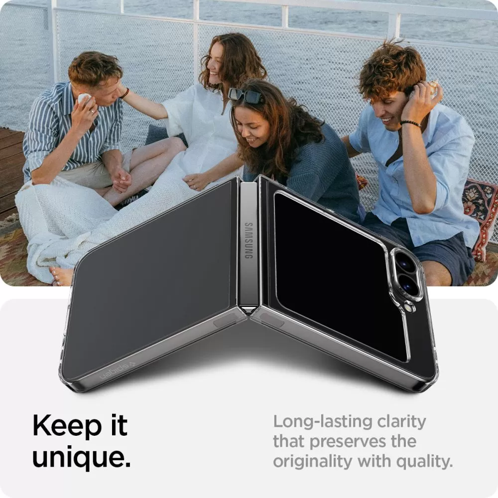 Samsung Galaxy Z Flip 6 ümbris läbipaistev SPIGEN AIRSKIN