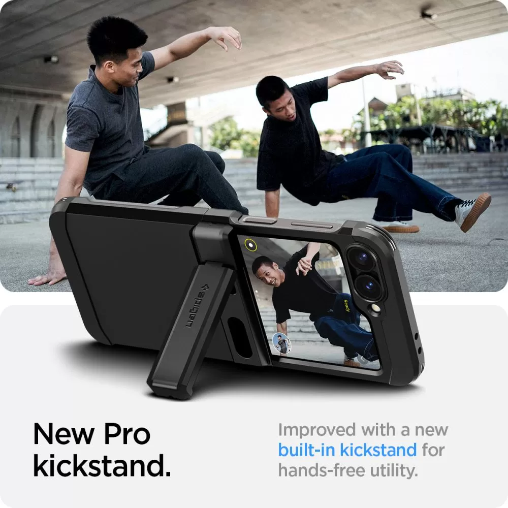 Samsung Galaxy Z Flip 6 ümbris must SPIGEN TOUGH ARMOR PRO