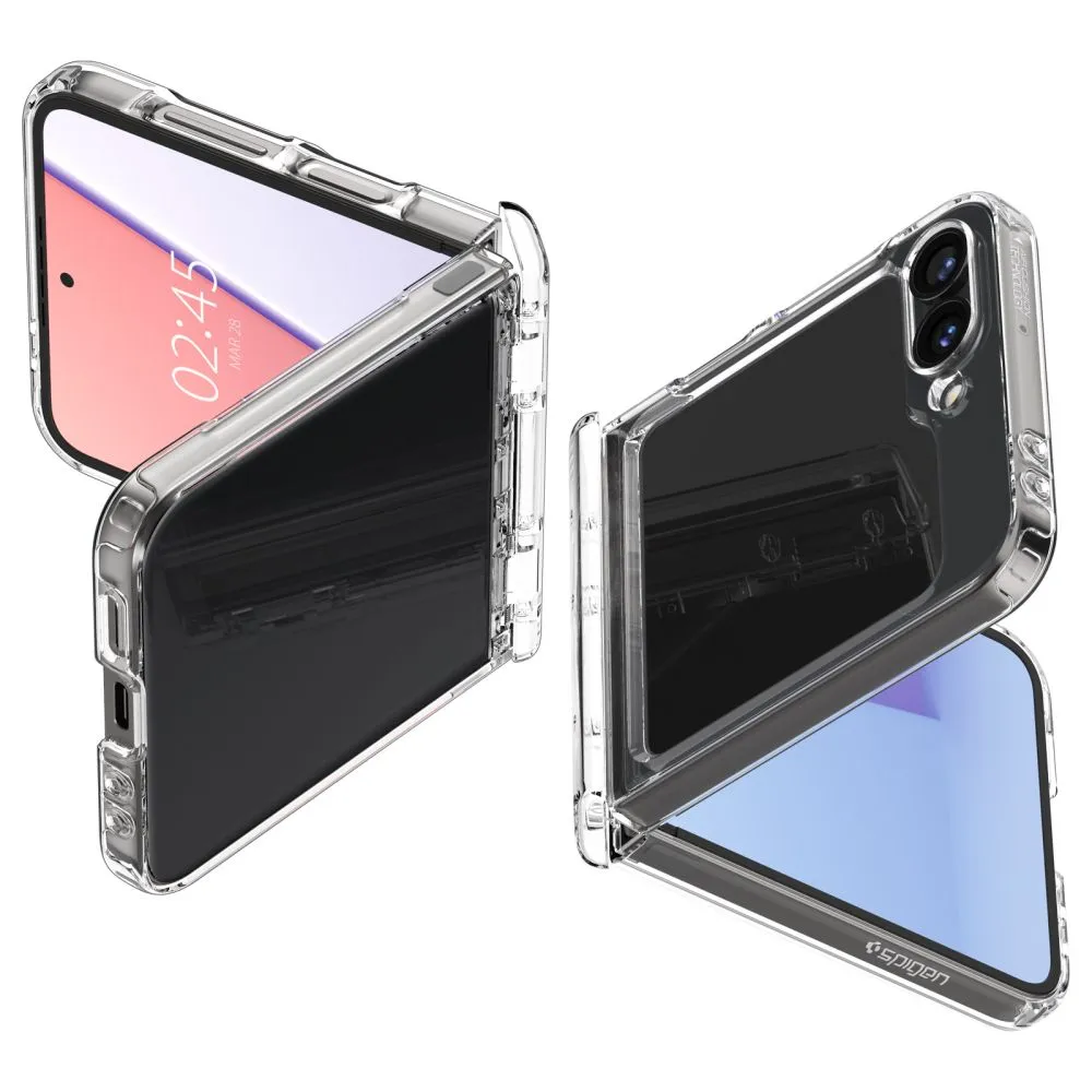 Samsung Galaxy Z Flip 6 ümbris läbipaistev SPIGEN ULTRA HYBRID PRO