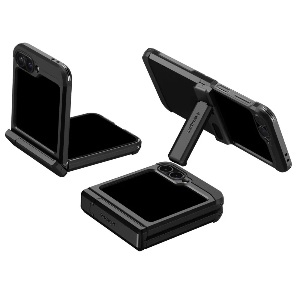 Samsung Galaxy Z Flip 6 ümbris must SPIGEN TOUGH ARMOR PRO